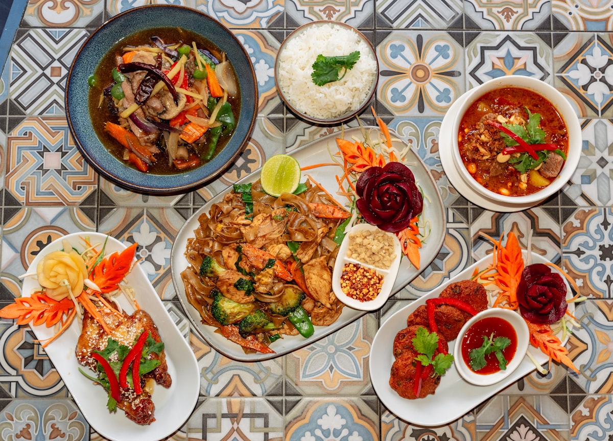 Coconut Shell Thai Food